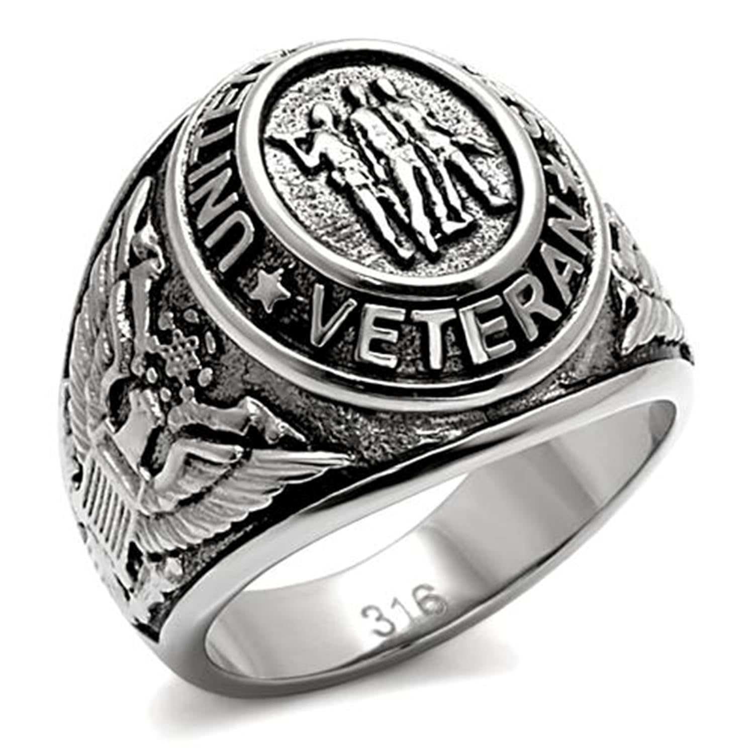 us veteran ring: army, navy, marines, air forc